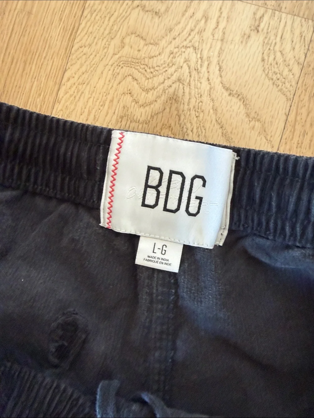 BDG Black Cargo Shorts